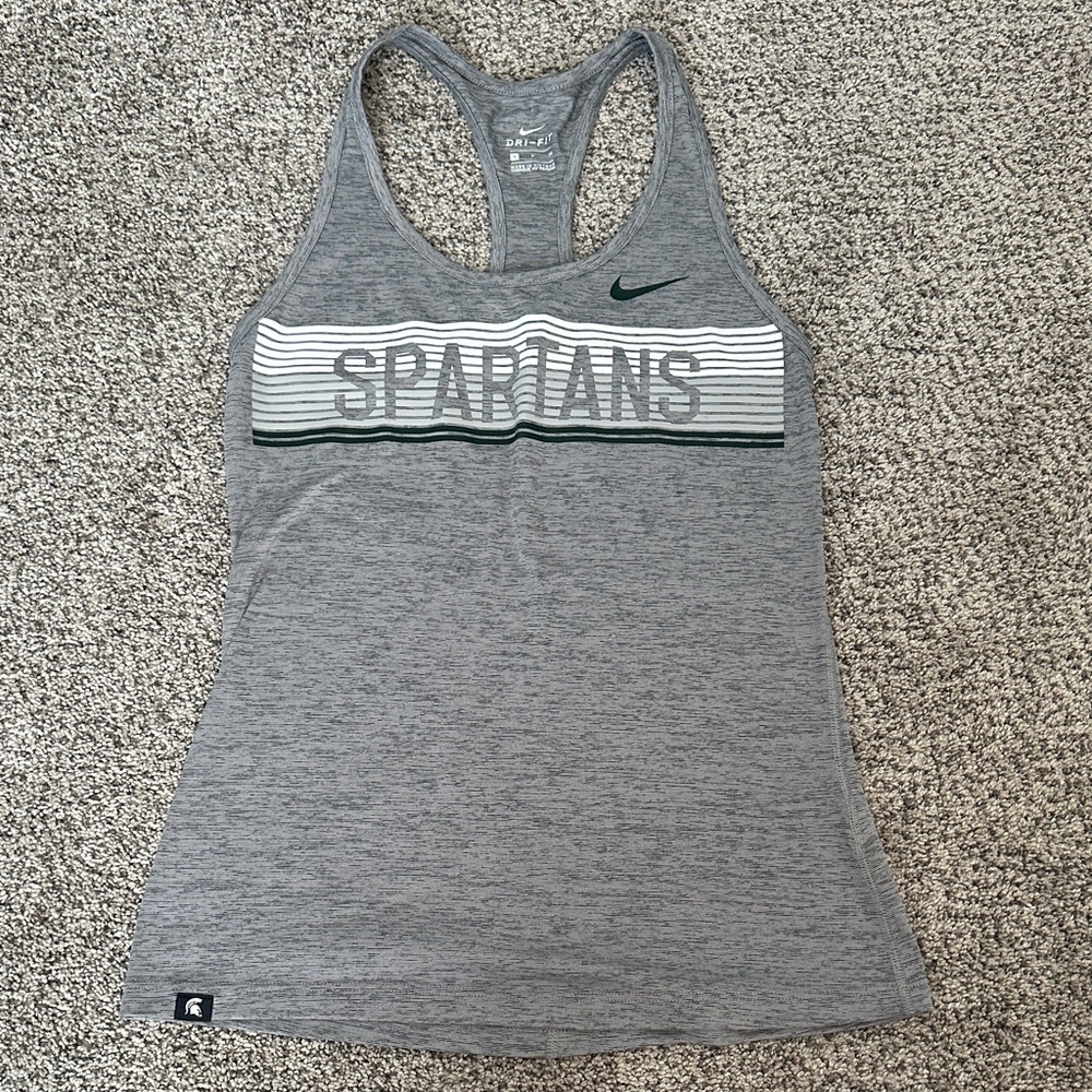 Nike Dri-FIT Gray Athletic Tank